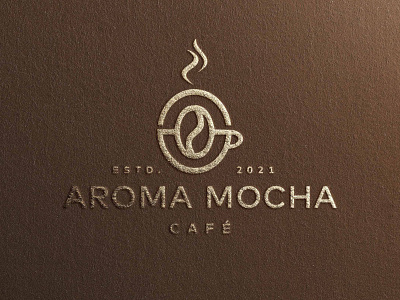 Logo Design for Aroma Mocha Cafe