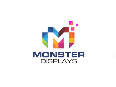 Monster Displays branding logo design