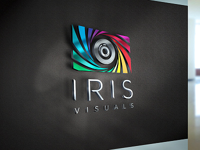 IRIS Visuals branding. logo design photography logo