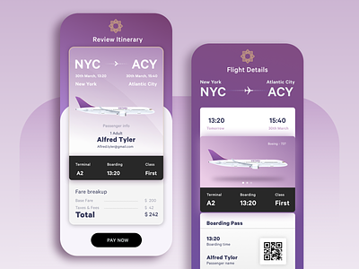 Flight Booking app booking bookings branding cards ui dailyui flatdesign flight minimal ui ui design