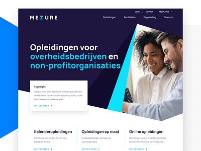 Mezure - Branding and UI design