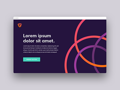 Branding and design system for a new company branding circles design system gradient shield