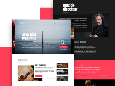 Brussels Philharmonic - UX/UI design