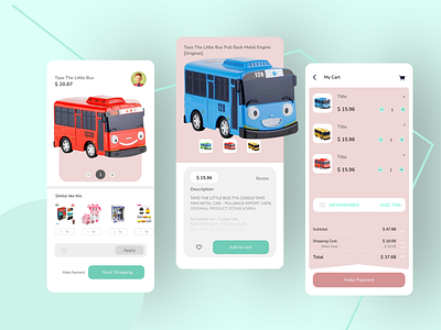 Kid Toys-commerce UI App