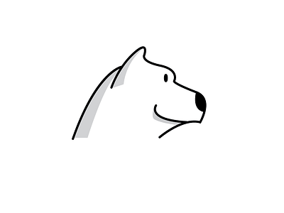 Polar Bear 2d app clean design flat graphic illustration illustrator polar bear sketch sniper vector