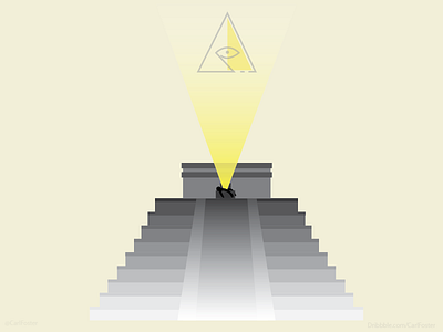 Sacrifice 2d illuminati illustration mayan sacrifice