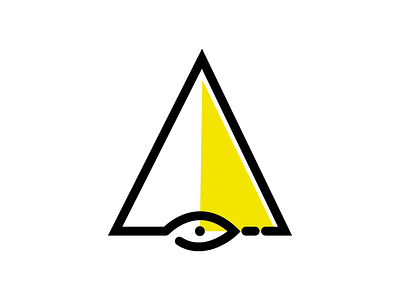 The Pyramids All Seeing Eye 2d design eye illustrator logo mark personal pyramid