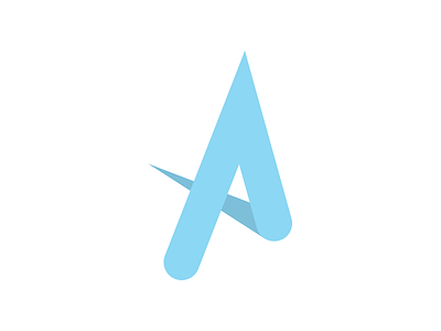 A 2d a blue design illustration illustrator logo type