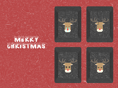 Christmas Icon Pack : Deer Emojis christmas deer design emoji emojis graphic design holiday icon logo