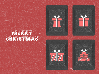 Christmas Icon Pack : Gift Box branding christmas design festival gift graphic design holiday icon illustration logo ui