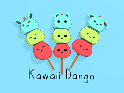 Kawaii Series : Dango dango emoji