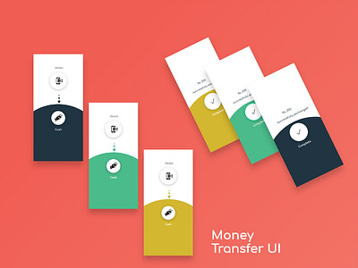 UI Design - Money Transfer adobexd app application currency design iphonex money moneyapp ui userinterfacedesign