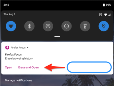 Android 9 Notification tray.