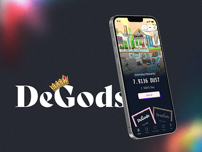 DeGods #001 blockchain crypto design encryption finance ui design web design web3