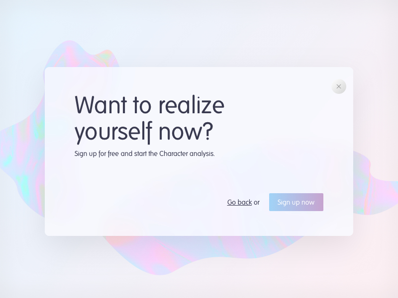 Overlay / Pop-up screen - Vaporwave style by Ying Lai on Dribbble