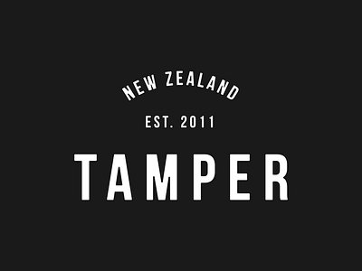 Tamper rebrand beans bebas black coffee design graphics illustrator logo rebrand stamp tamper vector