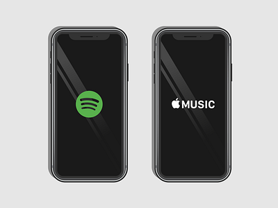 Which one are you? app apple cell dribbble flat icon illustration music phone shot stream technology