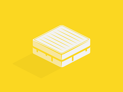 Grilled cheese sandwich cheese dribbble flat food grill icon illustration lunch melt sandwich toast vector