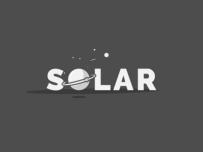 Solar dribbble flat galaxy icon plant science solar space stars system type vector