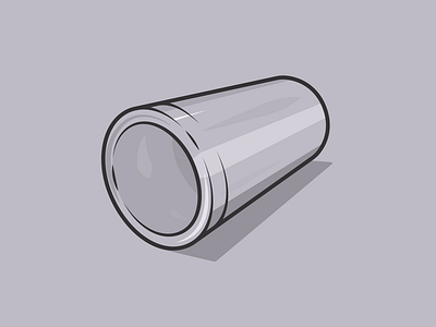 Pipe Down construction dribbble flat hard icon pipe rod roll shot steel tube vector