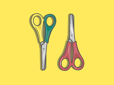 Left Or Right? child childhood cut cut out dribbble handed icon left nostaligia old school paper right scissor scissors shot snip