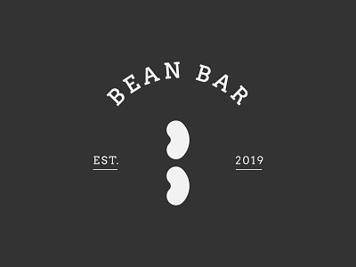 Bean Bar bar bean beans brand branding design dribbble flat food freelance icon illustration logo shot stroke typography vector