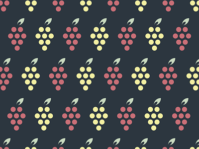 Grape patterns background branding colour dribbble flat fruit grape grapes icon illustration pattern pattern art red shot stroke vector wine yellow