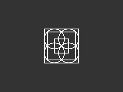 Mark exploration box brand branding circle colour design dribbble flat flower grid icon illustration line logo shot stroke vector