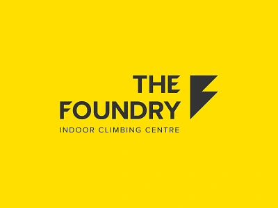 Foundry Logo bouldering branding climb climbing colour foundry icon logo logotype outdoors redesign rock rock face shot typography vector