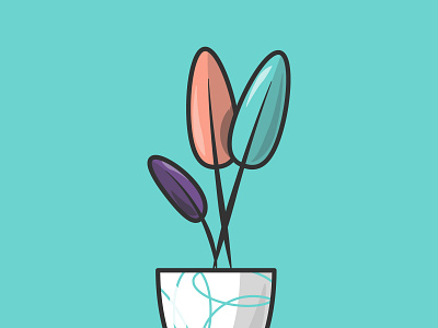 Pastel plant