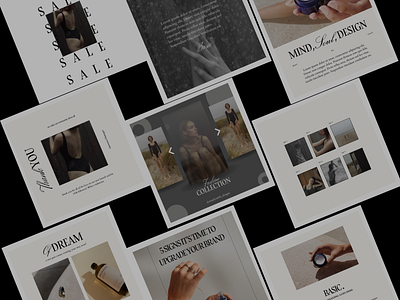 The Very Basic Instagram Templates branding canva canva templates design facebook graphic design instagram instagram templates minimal social media social media templated templates ui