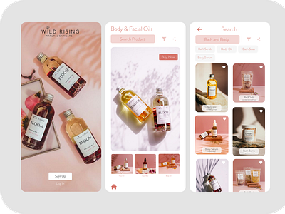 Feminie Branding and App Design