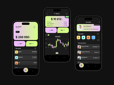 CryptoWallet App. Manage your tokens app app design bitcoin crypto dailyuichallenge dashboard design designer digital figma finance fintech inspiration interaction interface minimal mobile modern ui ux