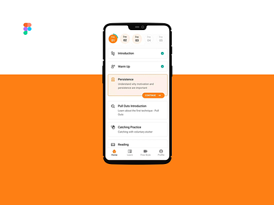 Tasks and Progress android design figma mobile ui ux