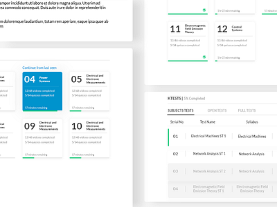 Plan Page blue courses education elearning plan ui web