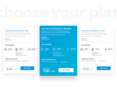 Pricing pricing web