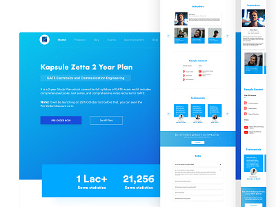 Product Details Landing Page