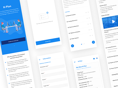 Study Plan android design figma mobile ui ux