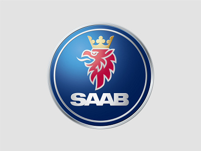 Saab logo automotive badge heraldry logo saab