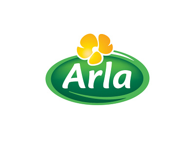 Arla logo branding dairy danish design food logo logo design logotype symbol typography
