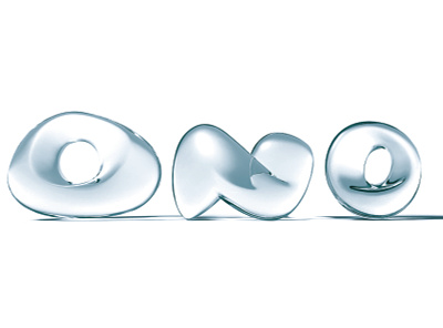 Ono ogo branding broadband glass logo logo design logotype sculpture telecommunications typography