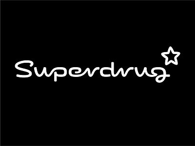 Superdrug logo branding highstreet logo logo design logotype pharmacy symbol typography