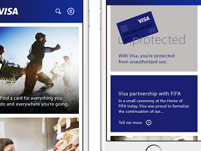 USA.Visa.com – Mobile first mobile first responsive design visa web website