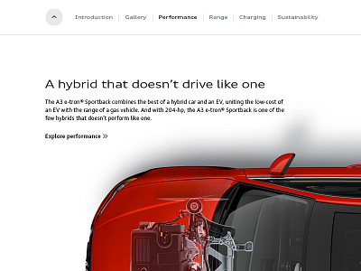 Audi - A3 Etron audi mobile first responsive design web website