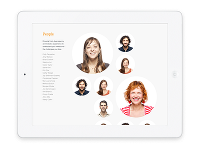 People page agency branding design eric pier footer logo people responsive rollover texture type ui web website