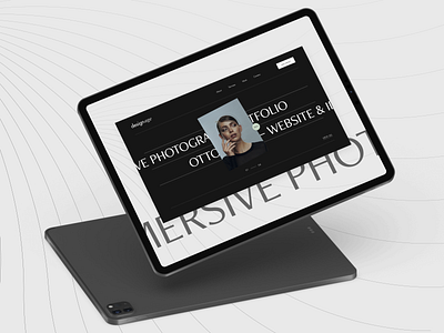 Photograhy portfolio - concept website