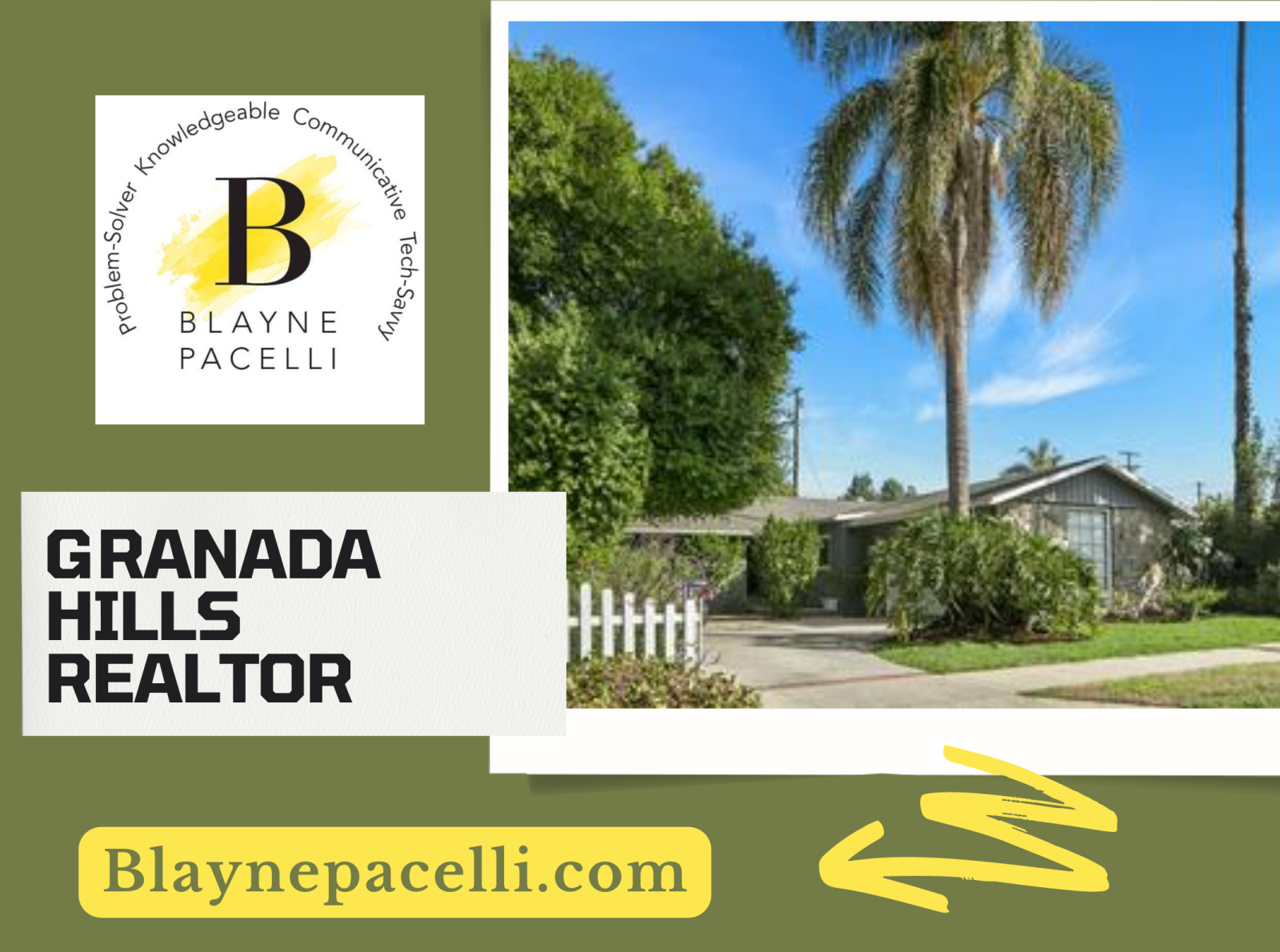 Best Granada Hills Realtor in United States by Blayne Pacelli on Dribbble