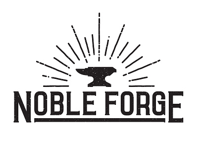Noble Forge grit logo