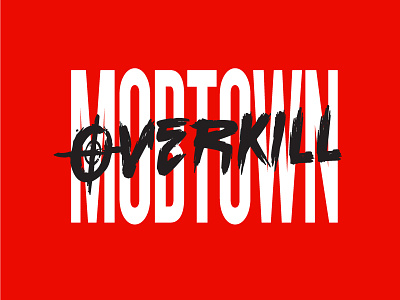 Mobtown Overkill Logo logo record label