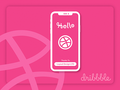 Hello Dribbble! by Sajib Sarker on Dribbble